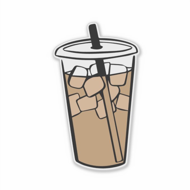 Iced Coffee Cup Art (Front)