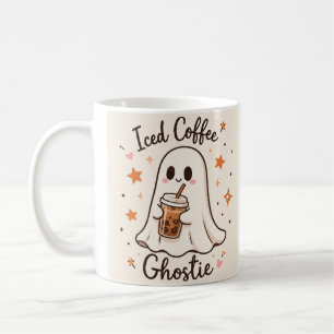 Iced Coffee Ghostie - Cute Halloween  Mug