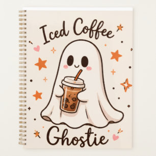 Iced Coffee Ghostie - Cute Halloween  Planner