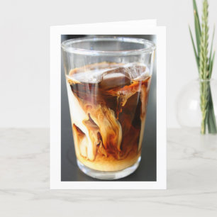 iced coffee - notecard