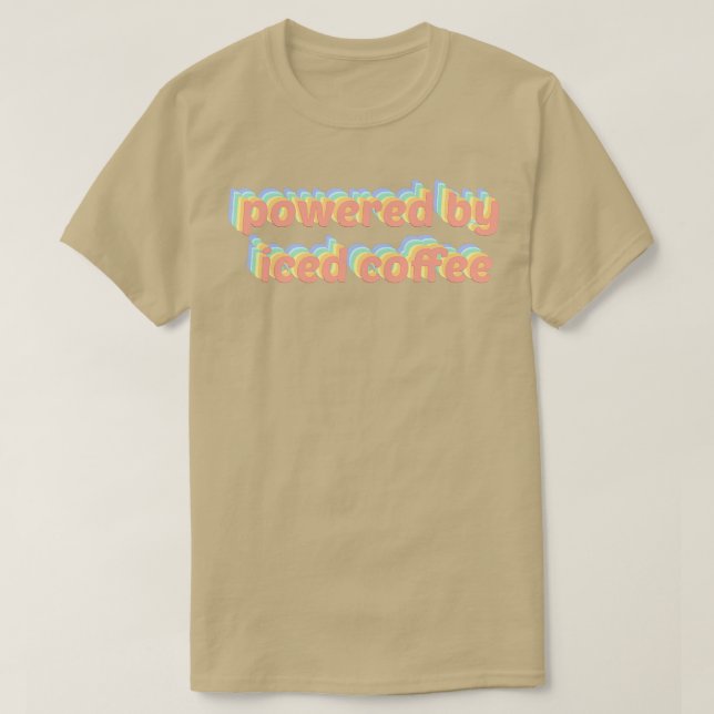 Iced Coffee   T-Shirt (Design Front)
