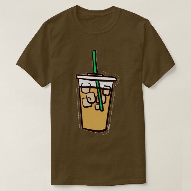 Iced Coffee     T-Shirt (Design Front)