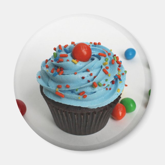 iced cupcake magnet (Front)