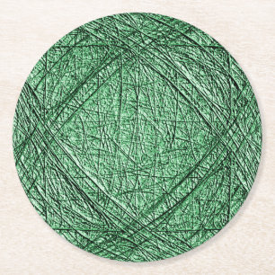 Iced Green Round or Square Coasters set of 6