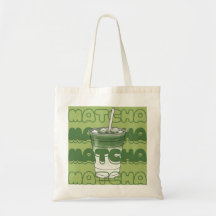 Iced Matcha Lover Tote Bag – Trendy Green Tea Aest