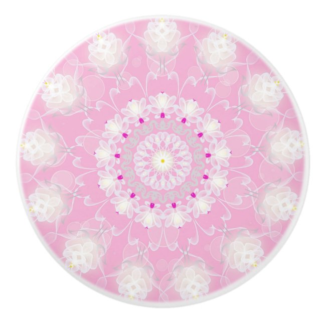 Iced Pink Ceramic Pull (Front)