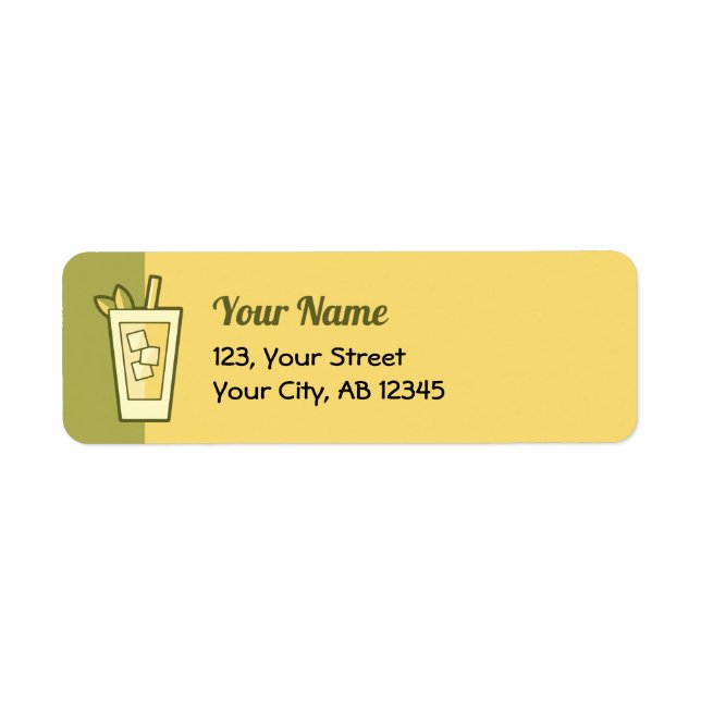 Iced Tea Label (Front)