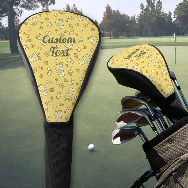 Iced Tea Pattern Golf Head Cover (Creator Uploaded)