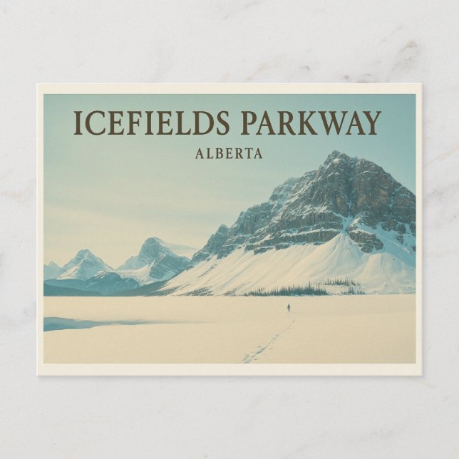 Icefields Parkway Alberta – Canadian Rockies  Postcard (Front)