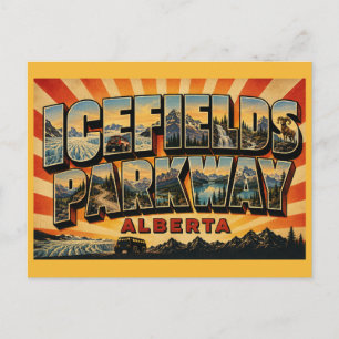 Icefields Parkway Alberta Scenic Drive Postcard