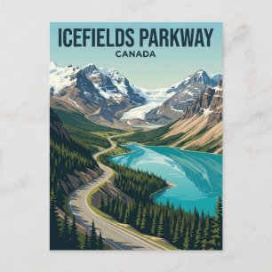Icefields Parkway Canada Postcard