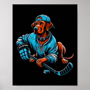 Icehockey Rodesian Ridgeway Dusher Hockey Spirit  Poster