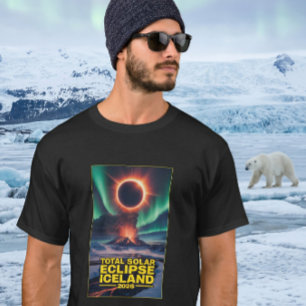 Iceland 2026 Eclipse Shirt - Total Solar Event Tee