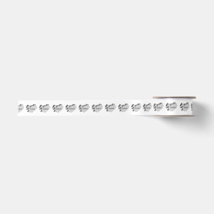 Iceland 3D Map Satin Ribbon