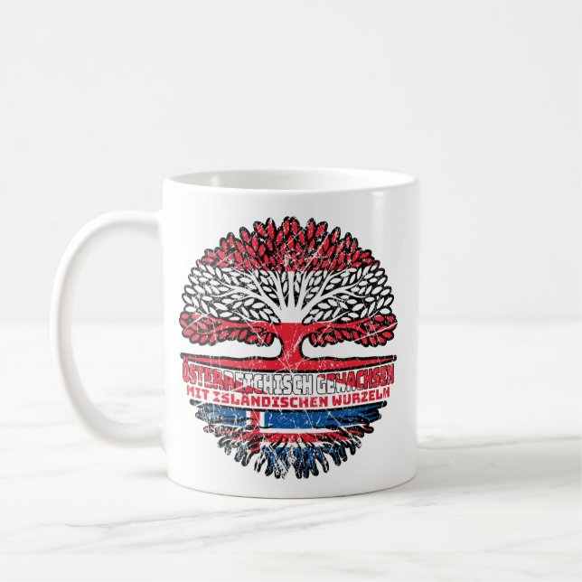Iceland Austrian Baum Coffee Mug (Left)