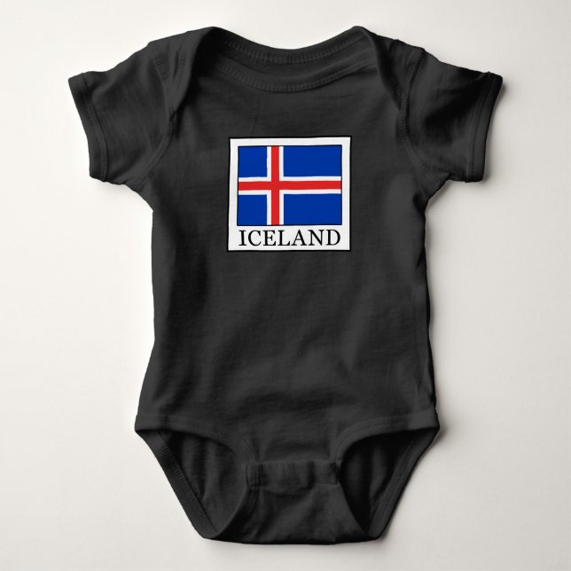 Iceland Baby Bodysuit (Front)