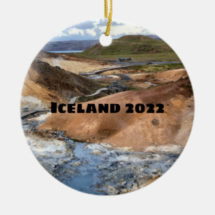 Iceland - Ceramic Ornament