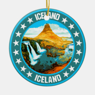 Iceland                                            ceramic tree decoration