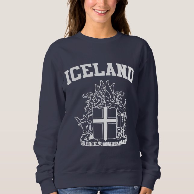 Iceland Coat of Arms Sweatshirt (Front)