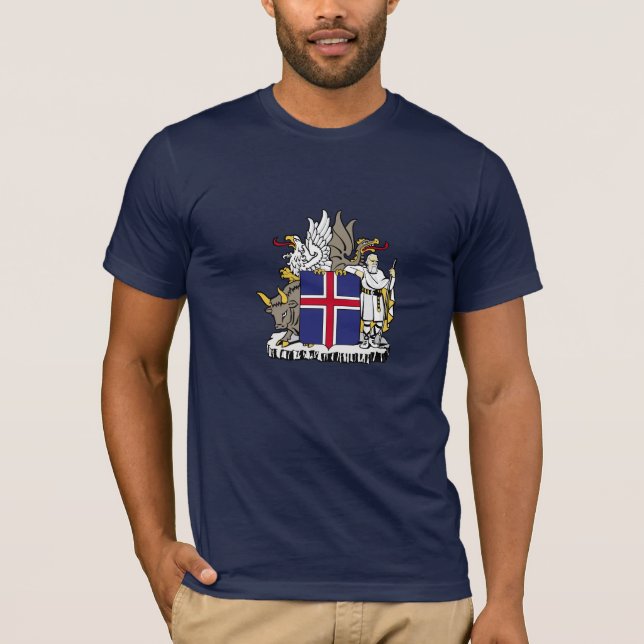 Iceland Coat of Arms T-Shirt (Front)