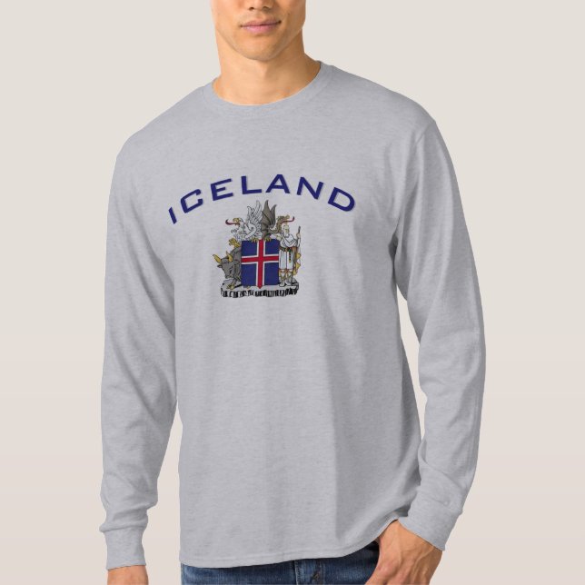 Iceland Coat of Arms T-Shirt (Front)