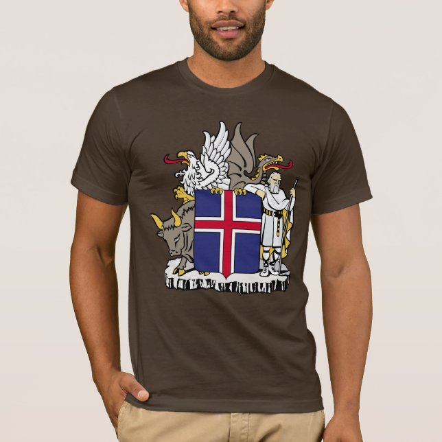 Iceland Coat of Arms T-Shirt (Front)