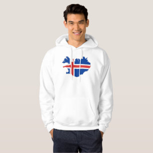 Iceland country flag hoodie