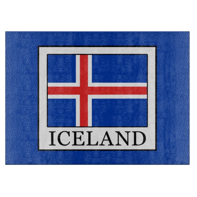 Iceland Cutting Board (Front)