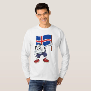 Iceland Dabbing Soccer Ball T-Shirt