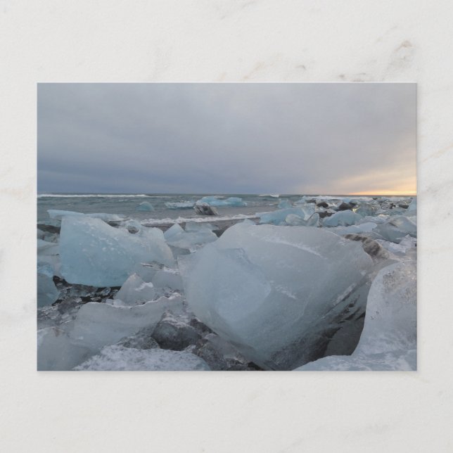 Iceland Diamond Beach Postcard