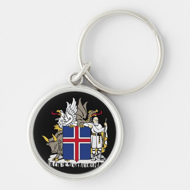 iceland emblem key ring (Front)