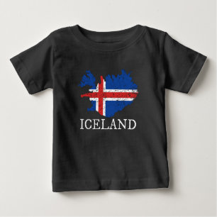 Iceland Flag Baby T-Shirt