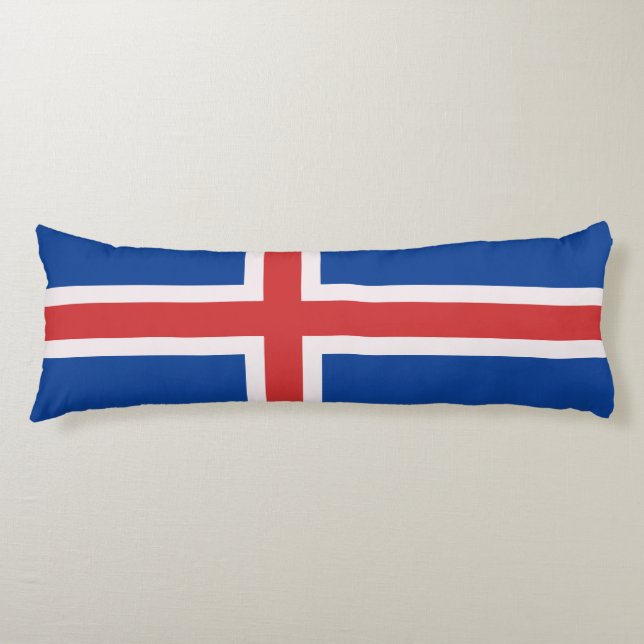 Iceland flag body cushion (Front)