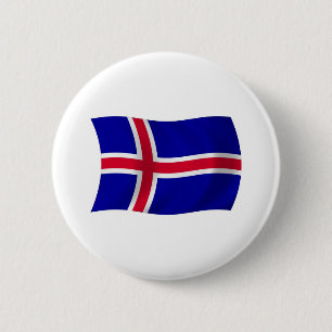 Iceland Flag Button