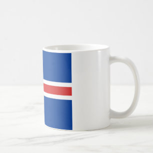 Iceland flag coffee mug