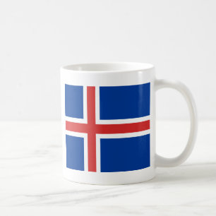 Iceland flag coffee mug