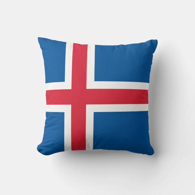 Iceland Flag Cushion (Front)