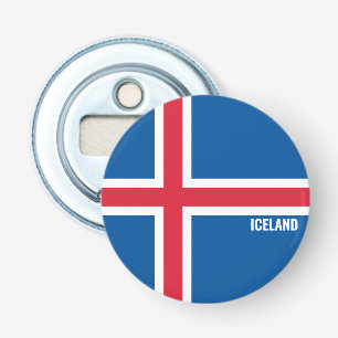 Iceland Flag Delightful Patriotic Bottle Opener