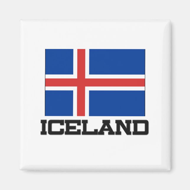 Iceland Flag Magnet (Front)