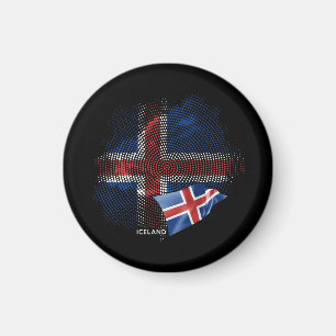 Iceland flag magnet