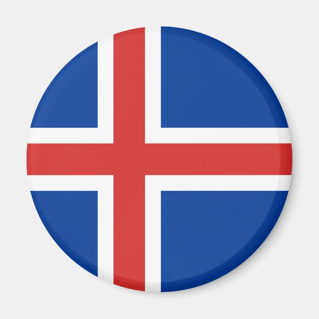 Iceland Flag Magnet (Front)
