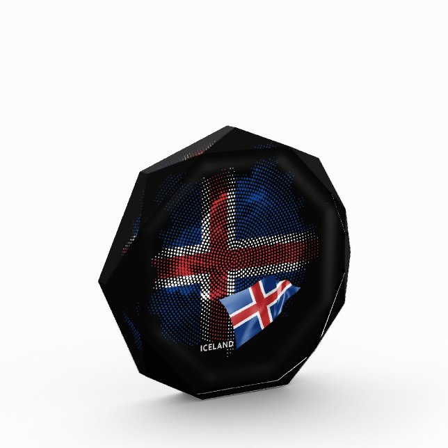 Iceland flag photo block (Left)