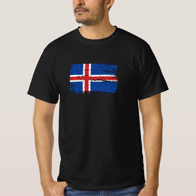 Iceland Flag T-Shirt (Front)
