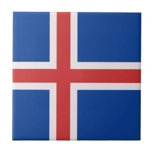 Iceland flag tile