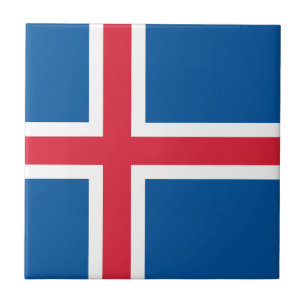 Iceland Flag Tile