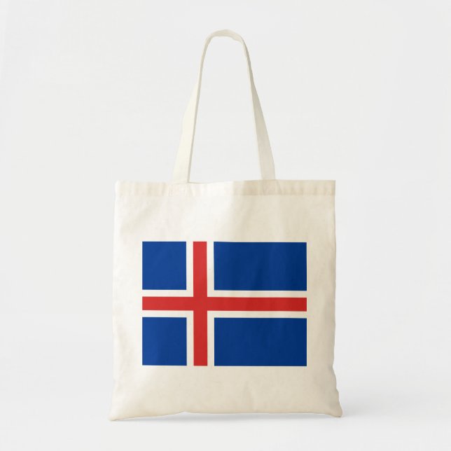 Iceland Flag Tote Bag (Front)