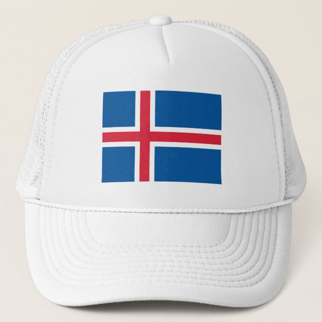 Iceland Flag Trucker Hat (Front)