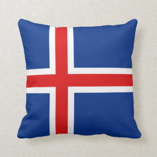 Iceland Flag x Flag Pillow