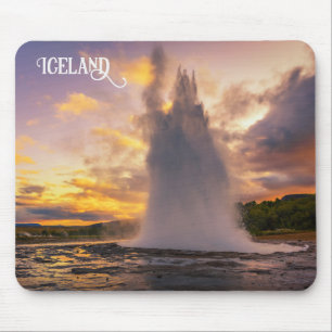 Iceland Geyser Mouse Pad