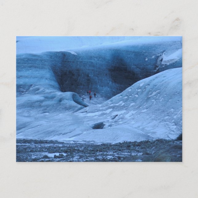 Iceland glacier postcard (Front)